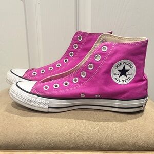 Converse Fuchsia High-Top Sneakers